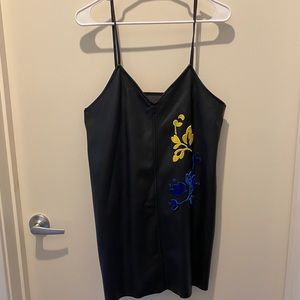 Zara Faux Leather Dress